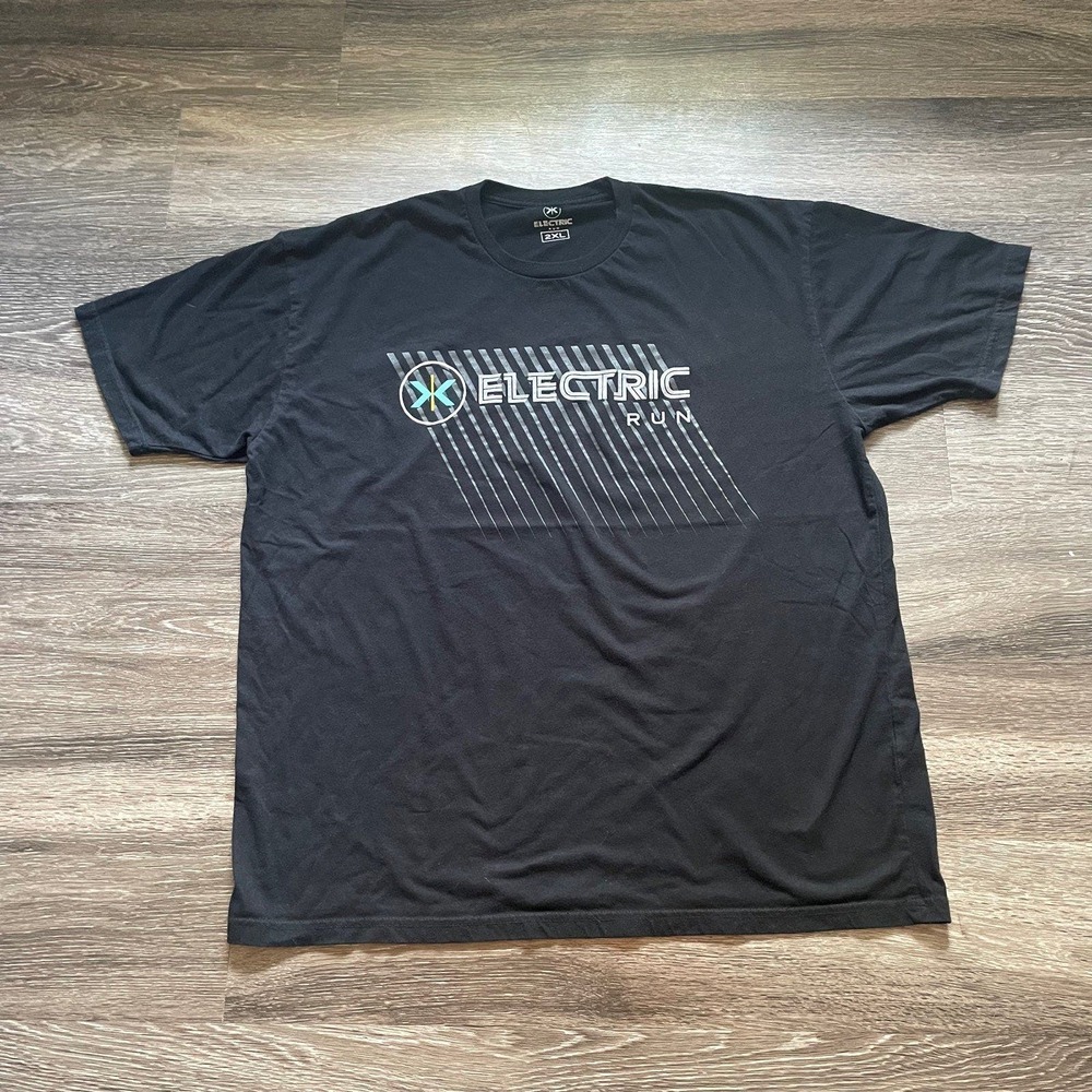 Electric Run T shirt‎ Mens 2XL Designed by Neff